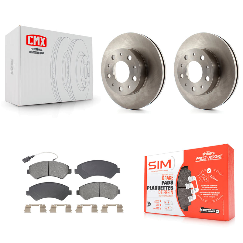 Transit Auto K8S-104012 Disc Brake Kit for 2014-2022 Ram ProMaster 1500, Ram ProMaster 2500, Ram ProMaster 3500 - Front product image