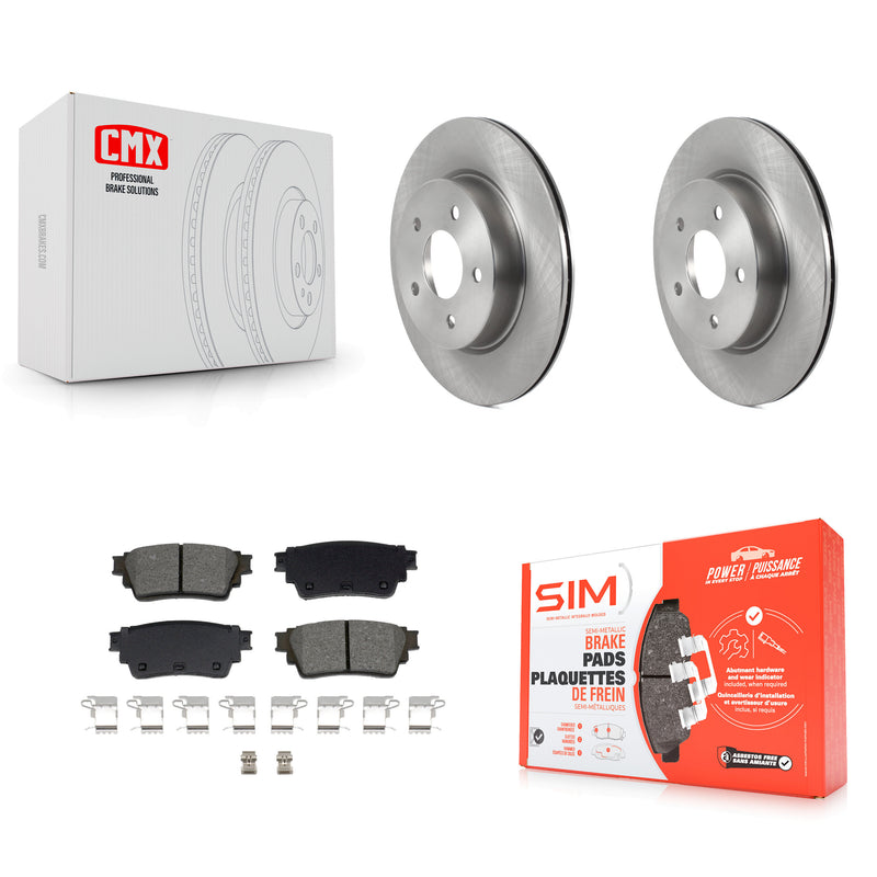 Transit Auto K8S-104026 Disc Brake Kit for 2021-2023 Nissan Rogue - Rear product image