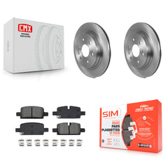 Transit Auto K8S-104031 Disc Brake Kit for 2019-2024 Chevrolet Silverado 1500 LTD, GMC Sierra 1500 Limited, Cadillac Escalade & more - Rear product image
