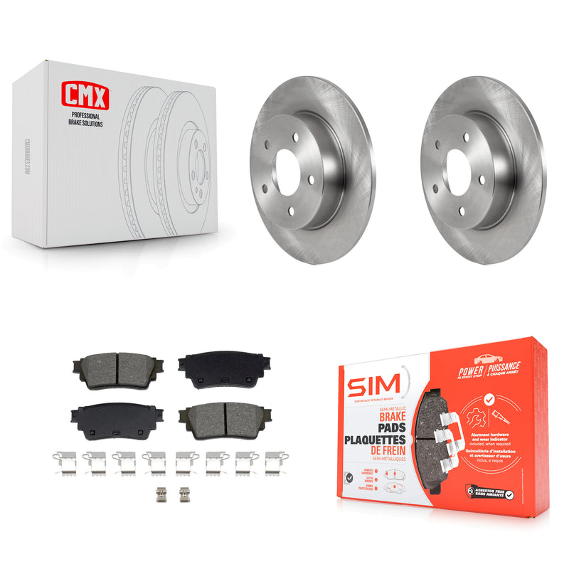 Transit Auto K8S-104040 Disc Brake Kit for 2019-2023 Nissan Altima, Nissan Kicks - Rear product image