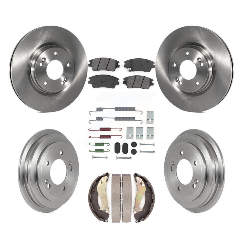 Transit Auto K8S-104069 Disc Brake Kit for 2017-2020 Hyundai Elantra - Front and Rear product image