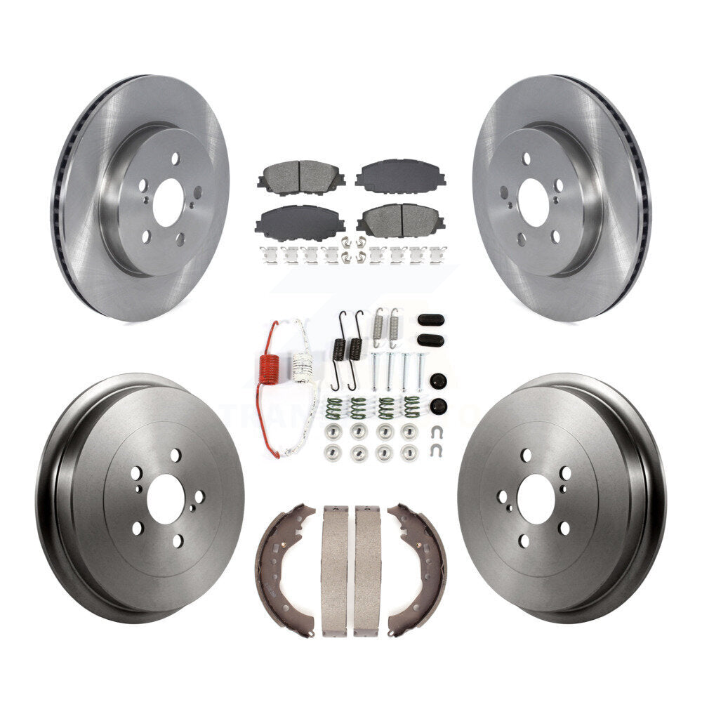 Transit Auto K8S-104072 Disc Brake Kit for 2019 Toyota Corolla - Front and Rear product image