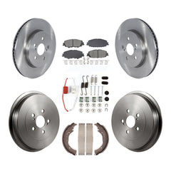 Transit Auto K8S-104072 Disc Brake Kit for 2019 Toyota Corolla - Front and Rear product image