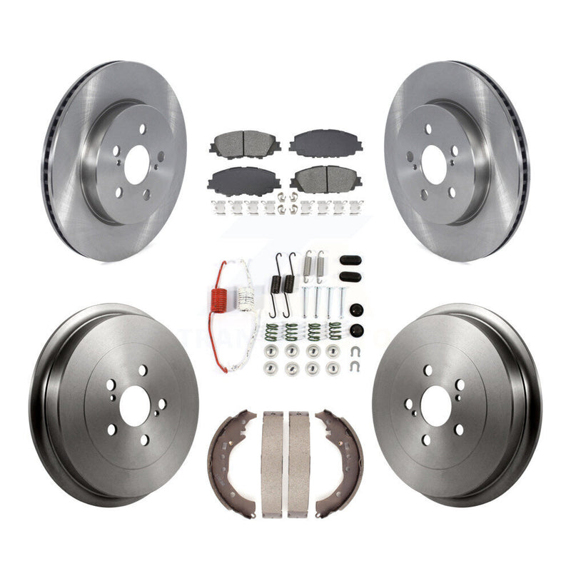 Transit Auto K8S-104072 Disc Brake Kit for 2019 Toyota Corolla - Front and Rear product image