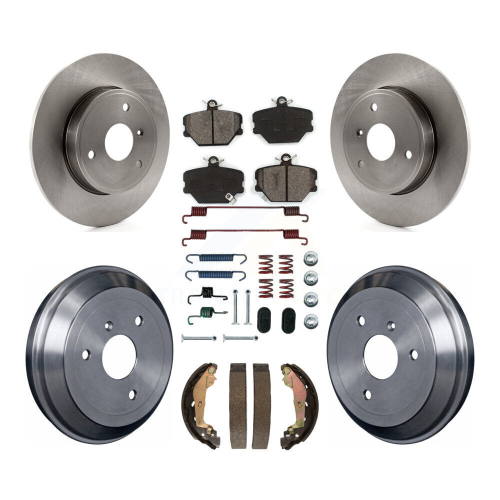 Transit Auto K8S-104073 Disc Brake Kit for 2008-2014 Smart Fortwo - Front and Rear product image