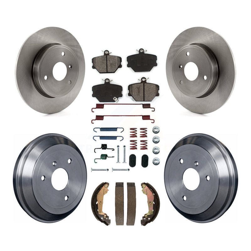 Transit Auto K8S-104073 Disc Brake Kit for 2008-2014 Smart Fortwo - Front and Rear product image