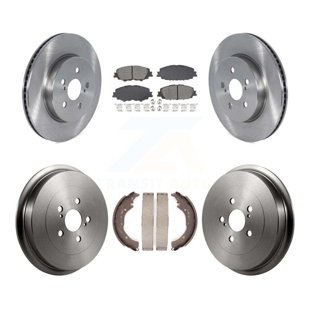 Transit Auto K8S-104082 Disc Brake Kit for 2019 Toyota Corolla - Front and Rear product image