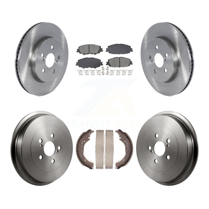 Transit Auto K8S-104082 Disc Brake Kit for 2019 Toyota Corolla - Front and Rear product image