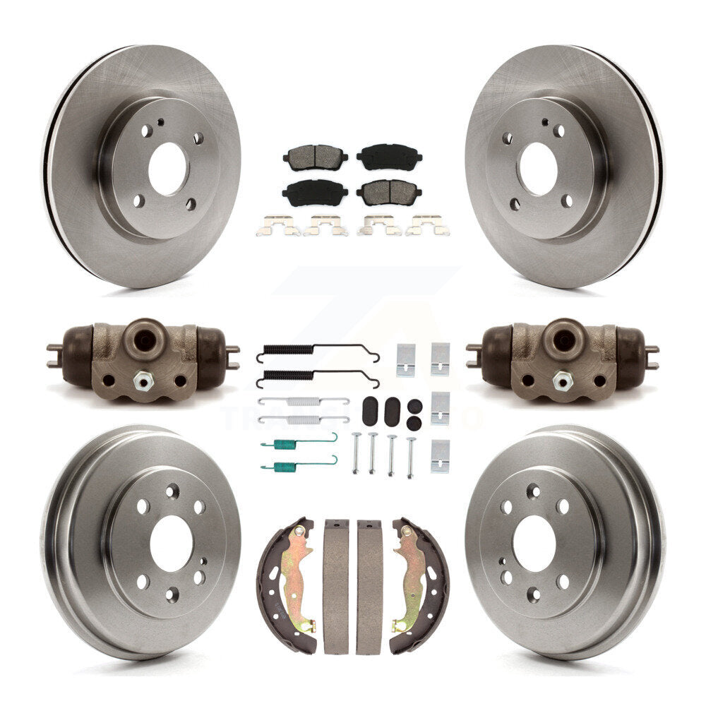 Transit Auto K8S-104086 Disc Brake Kit for 2011-2014 Mazda 2 - Front and Rear product image