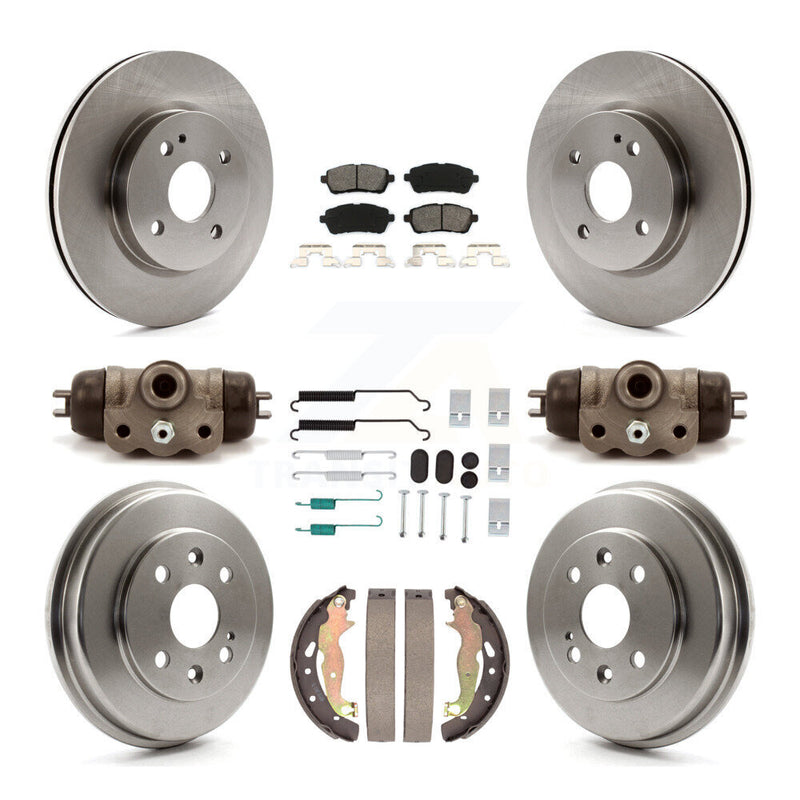 Transit Auto K8S-104086 Disc Brake Kit for 2011-2014 Mazda 2 - Front and Rear product image