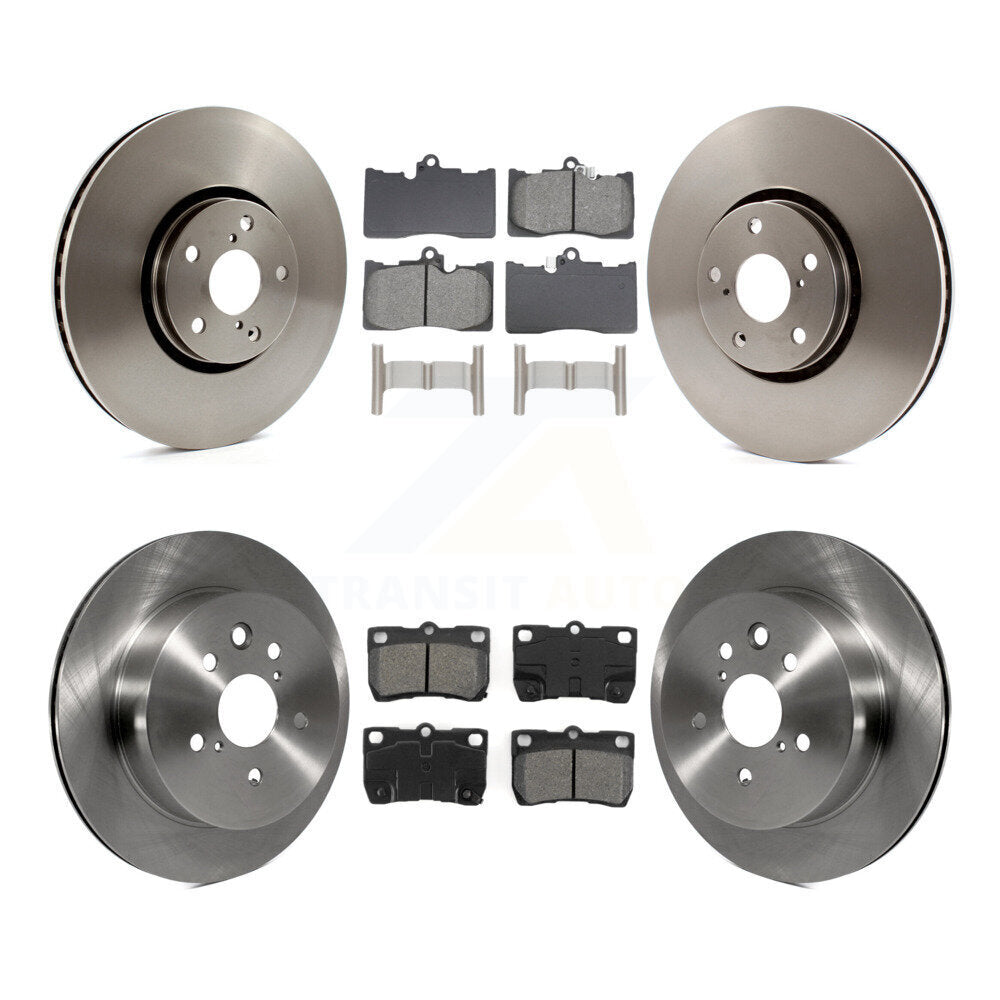 Transit Auto K8S-104092 Disc Brake Kit for 2006-2013 Lexus IS350, Lexus GS350, Lexus GS450h & more - Front and Rear product image