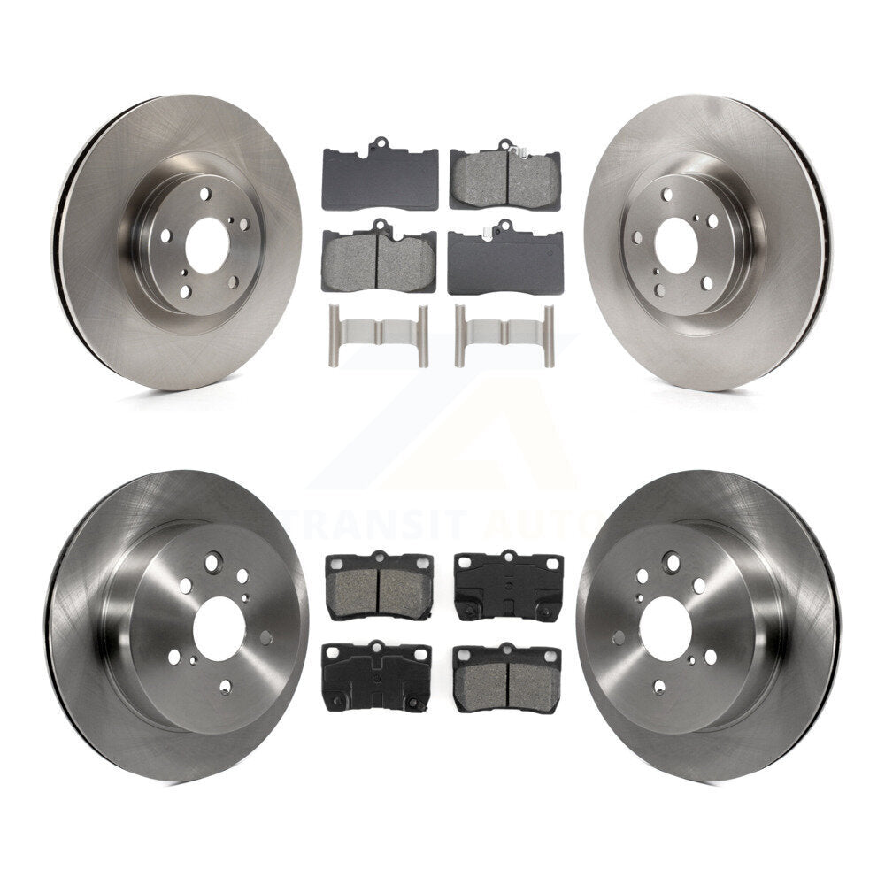 Transit Auto K8S-104093 Disc Brake Kit for 2007-2013 Lexus IS350, Lexus GS350, Lexus GS450h & more - Front and Rear product image