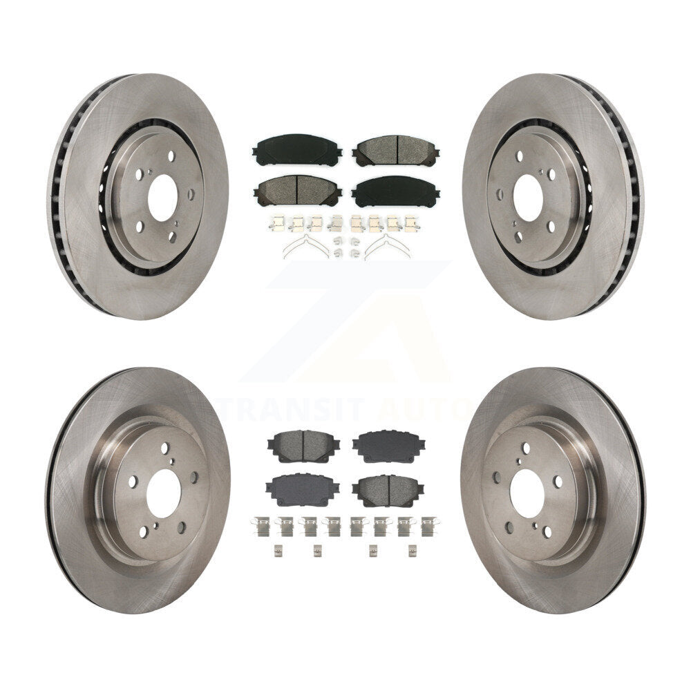 Transit Auto K8S-104107 Disc Brake Kit for 2021-2023 Lexus RZ450e, Subaru Solterra, Toyota bZ4X & more - Front and Rear product image