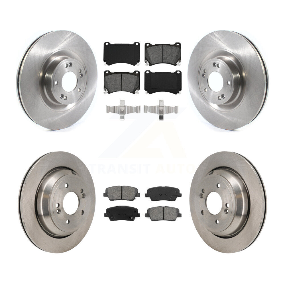 Transit Auto K8S-104128 Disc Brake Kit for 2011 Hyundai Equus - Front and Rear product image