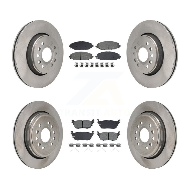 Transit Auto K8S-104131 Disc Brake Kit for 2021-2024 Jeep Grand Wagoneer L, Jeep Wagoneer L, Jeep Grand Wagoneer & more - Front and Rear product image