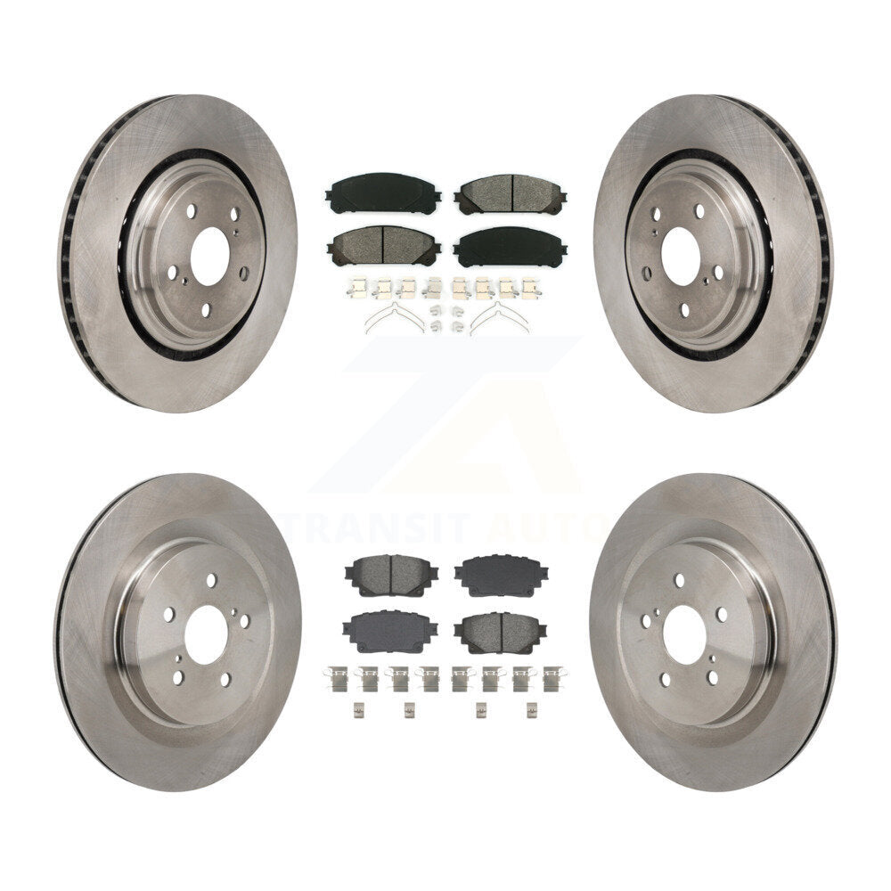 Transit Auto K8S-104137 Disc Brake Kit for 2020-2022 Toyota Highlander - Front and Rear product image