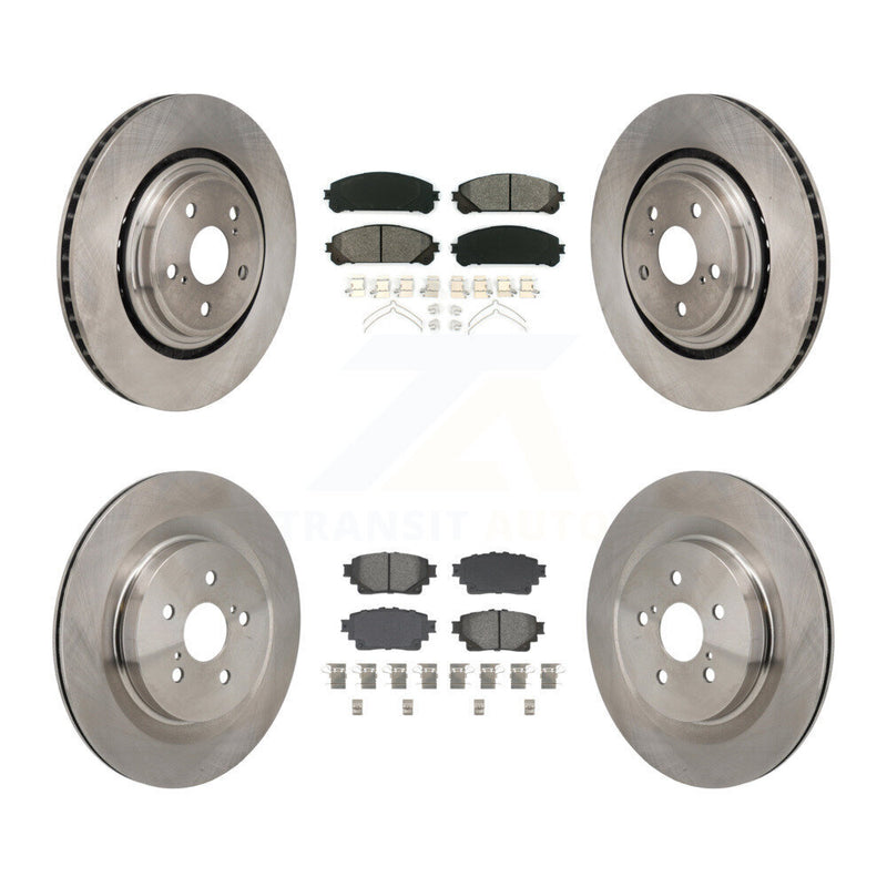 Transit Auto K8S-104137 Disc Brake Kit for 2020-2022 Toyota Highlander - Front and Rear product image