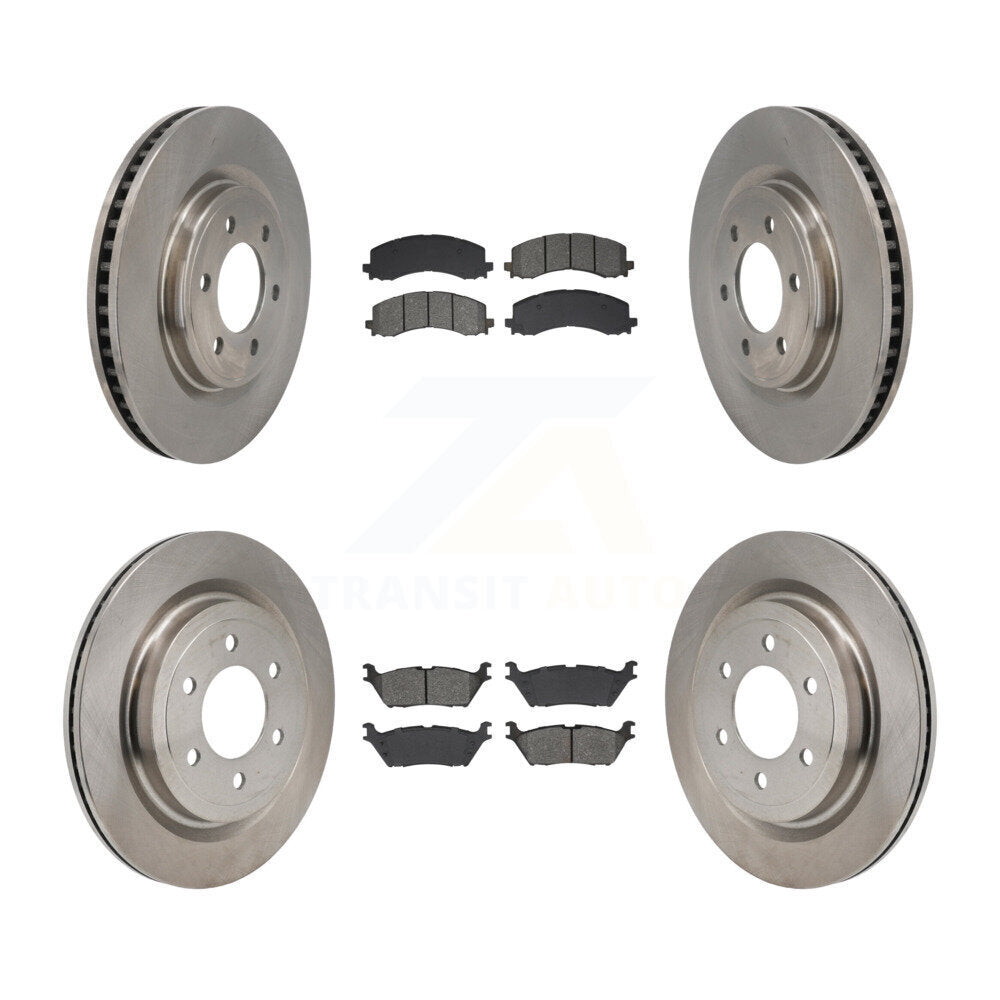 Transit Auto K8S-104140 Disc Brake Kit for 2022-2023 Ford F-150 Lightning - Front and Rear product image