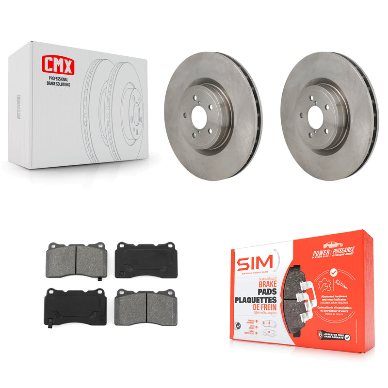 Transit Auto K8S-104156 Disc Brake Kit for 2004-2020 Toyota 86, Subaru BRZ, Subaru Impreza - Front product image