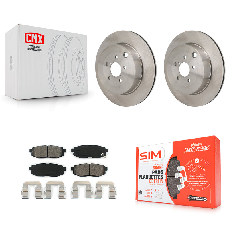 Transit Auto K8S-104184 Disc Brake Kit for 2017-2019 Toyota 86, Subaru BRZ - Rear product image