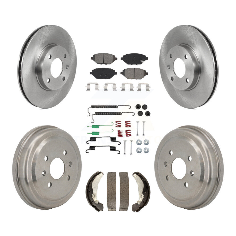 Transit Auto K8S-104208 Disc Brake Kit for 2016-2021 Chevrolet Spark - Front and Rear product image