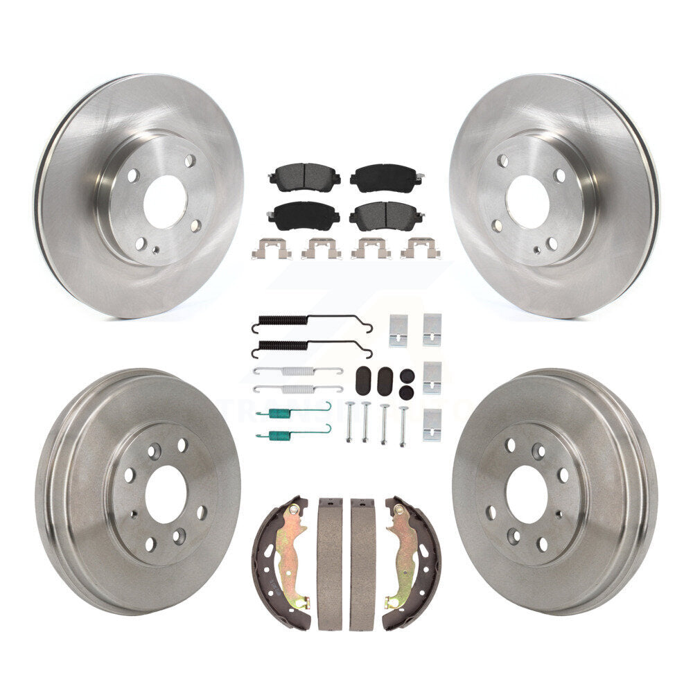 Transit Auto K8S-104209 Disc Brake Kit for 2016-2020 Toyota Yaris, Toyota Yaris iA, Scion iA - Front and Rear product image