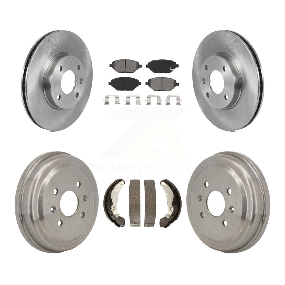 Transit Auto K8S-104210 Disc Brake Kit for 2016-2021 Chevrolet Spark - Front and Rear product image