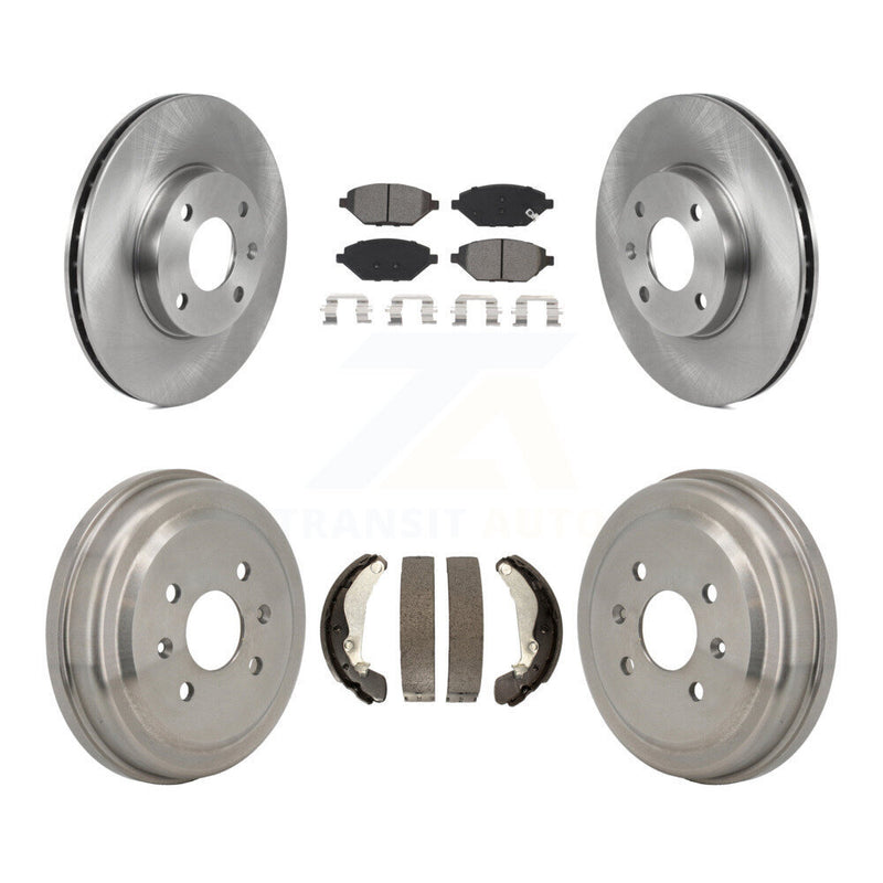 Transit Auto K8S-104210 Disc Brake Kit for 2016-2021 Chevrolet Spark - Front and Rear product image