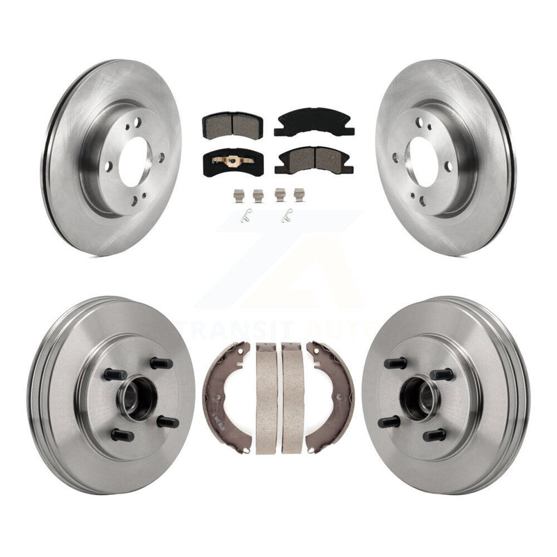 Transit Auto K8S-104211 Disc Brake Kit for 2017-2023 Mitsubishi Mirage, Mitsubishi Mirage G4 - Front and Rear product image