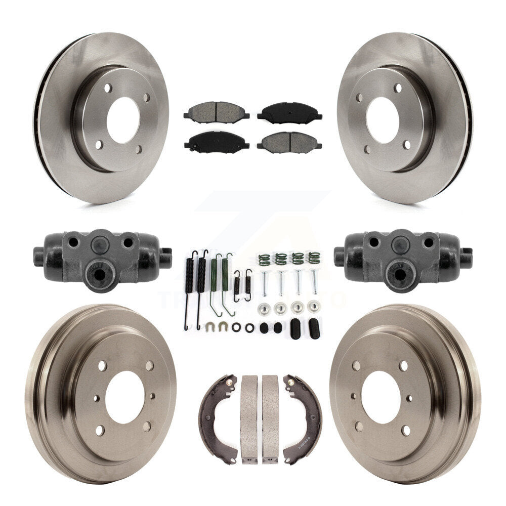 Transit Auto K8S-104220 Disc Brake Kit for 2009-2011 Nissan Versa - Front and Rear product image