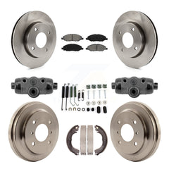 Transit Auto K8S-104220 Disc Brake Kit for 2009-2011 Nissan Versa - Front and Rear product image