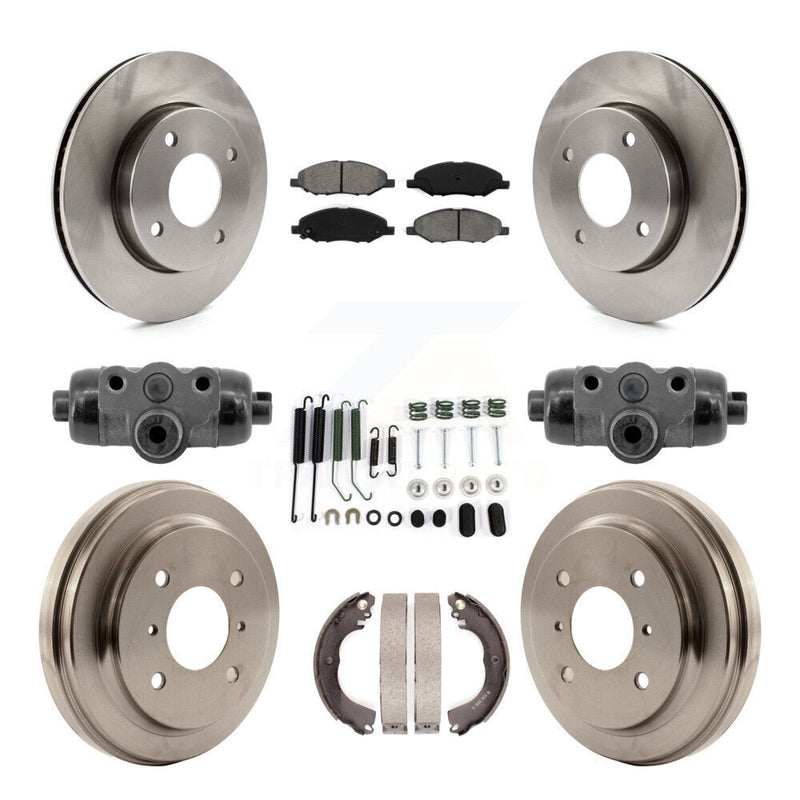 Transit Auto K8S-104220 Disc Brake Kit for 2009-2011 Nissan Versa - Front and Rear product image