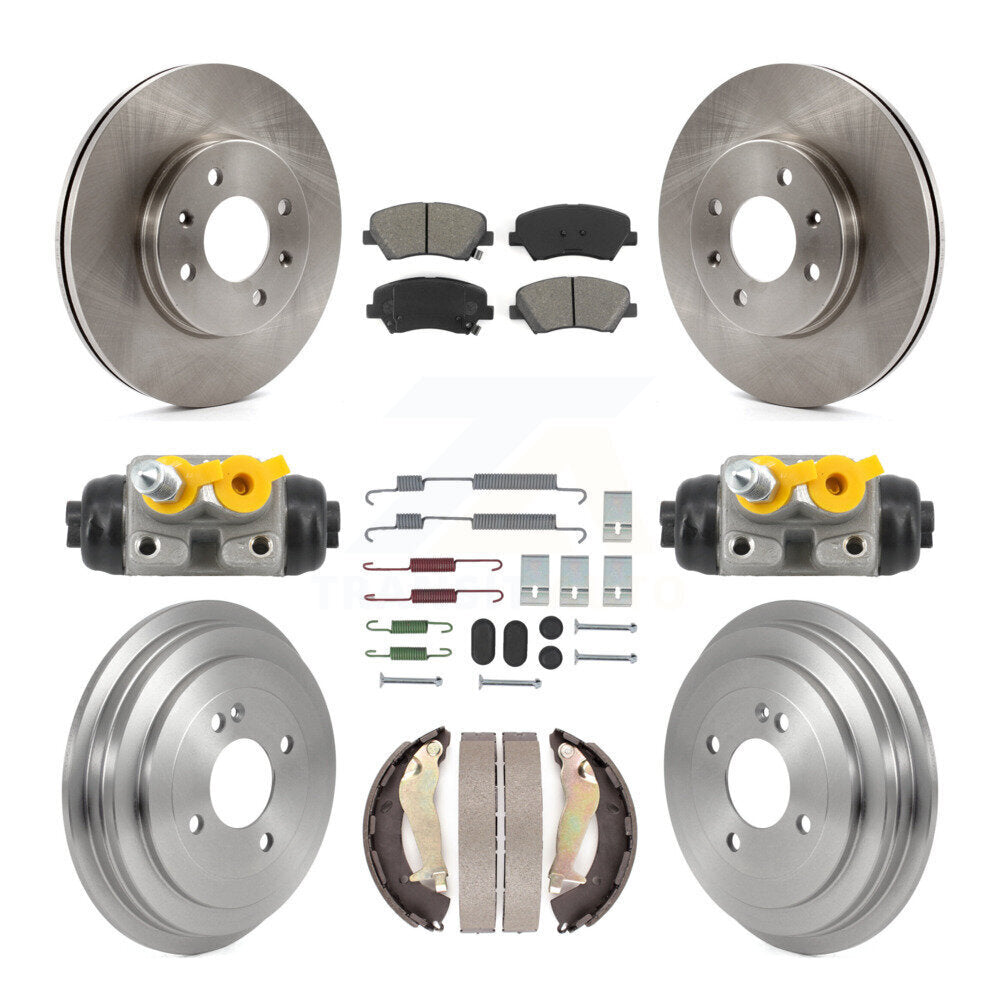 Transit Auto K8S-104221 Disc Brake Kit for 2012-2017 Hyundai Accent - Front and Rear product image