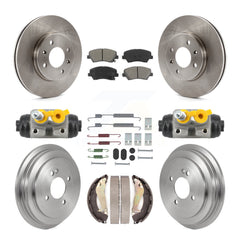 Transit Auto K8S-104221 Disc Brake Kit for 2012-2017 Hyundai Accent - Front and Rear product image