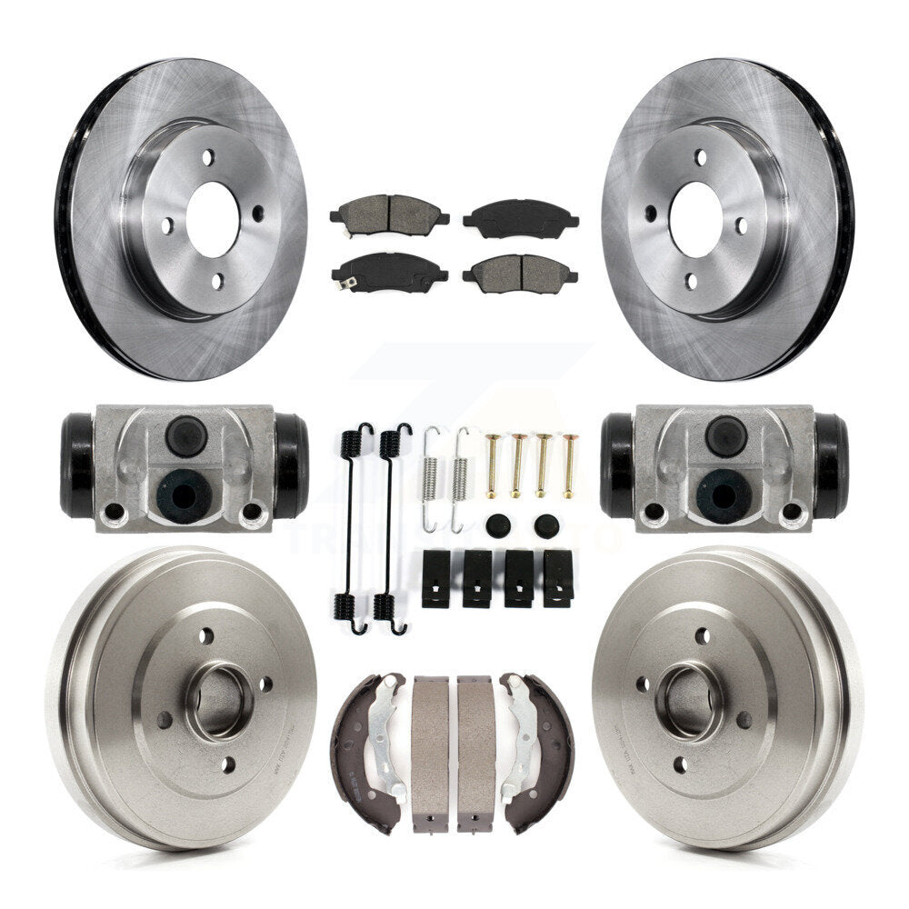 Transit Auto K8S-104222 Disc Brake Kit for 2012-2019 Nissan Micra, Nissan Versa, Nissan Versa Note - Front and Rear product image