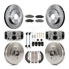 Transit Auto K8S-104222 Disc Brake Kit for 2012-2019 Nissan Micra, Nissan Versa, Nissan Versa Note - Front and Rear product image