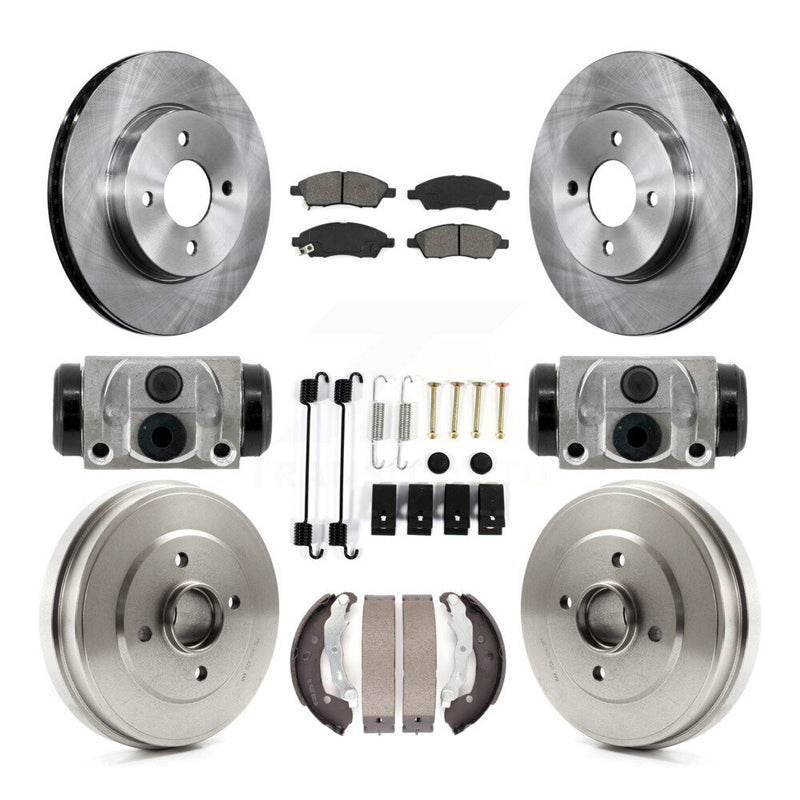 Transit Auto K8S-104222 Disc Brake Kit for 2012-2019 Nissan Micra, Nissan Versa, Nissan Versa Note - Front and Rear product image