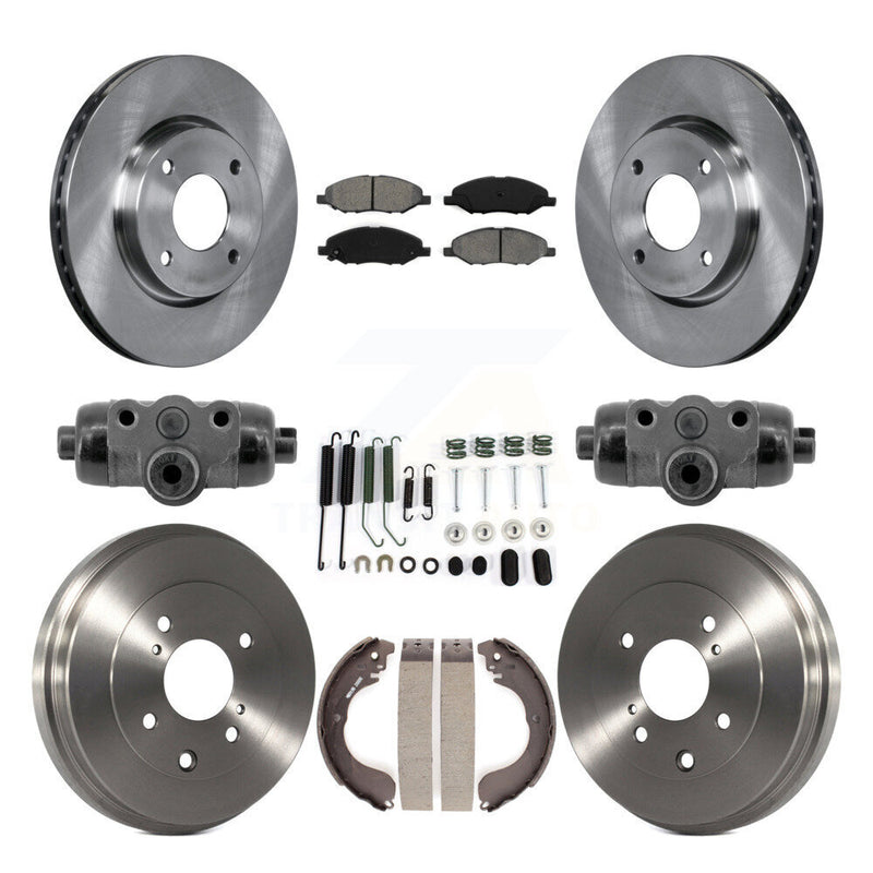 Transit Auto K8S-104223 Disc Brake Kit for 2008 Nissan Versa - Front and Rear product image
