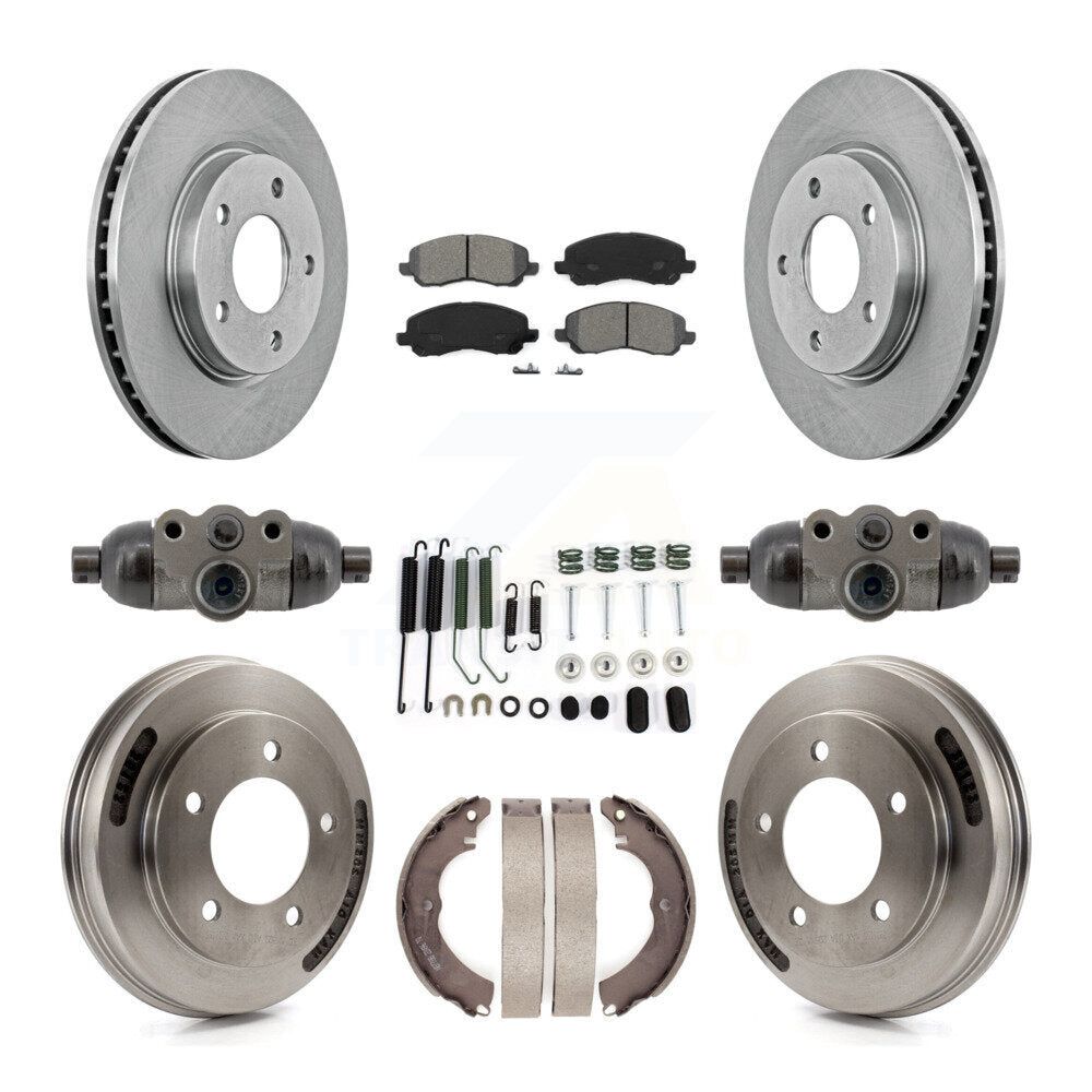 Transit Auto K8S-104229 Disc Brake Kit for 2008-2014 Mitsubishi Lancer - Front and Rear product image
