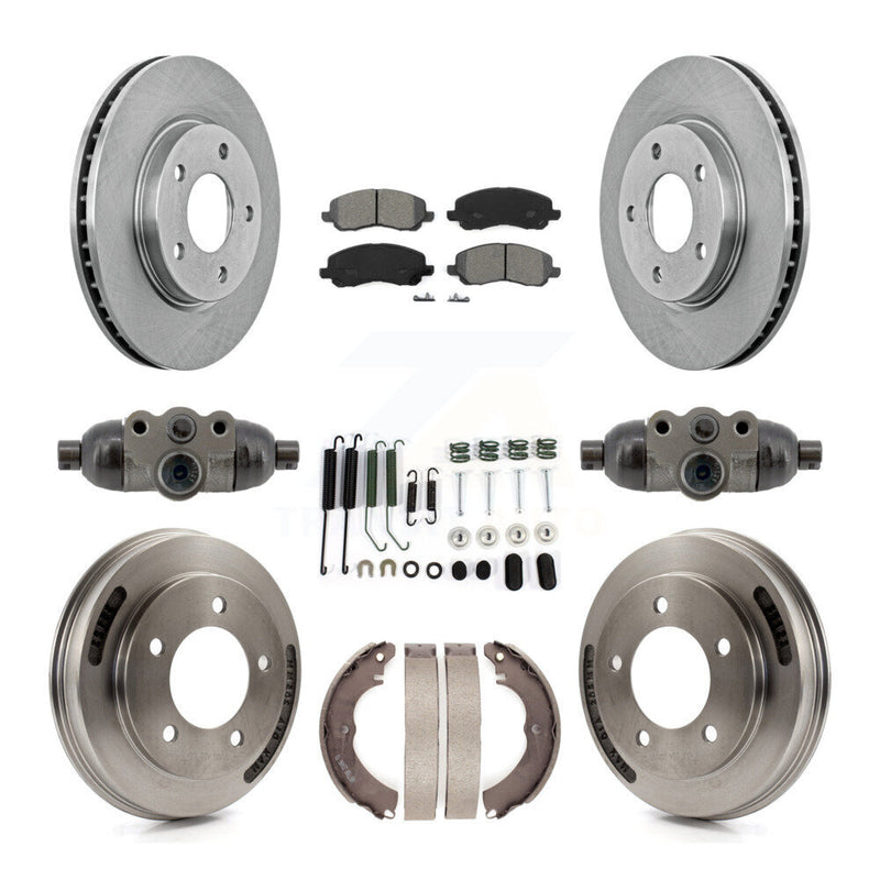 Transit Auto K8S-104229 Disc Brake Kit for 2008-2014 Mitsubishi Lancer - Front and Rear product image