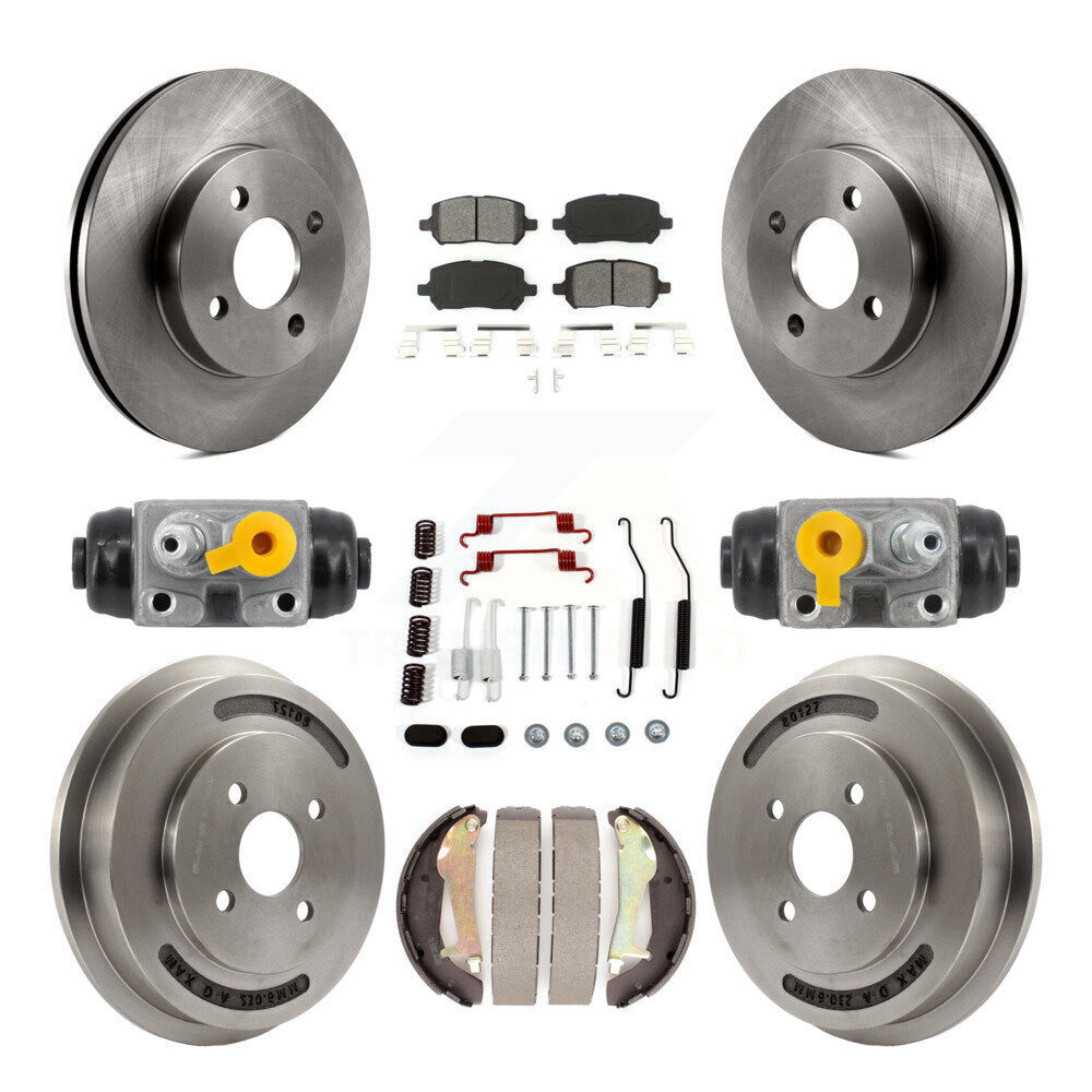 Transit Auto K8S-104237 Disc Brake Kit for 2009-2010 Chevrolet Cobalt, Pontiac G5 - Front and Rear product image