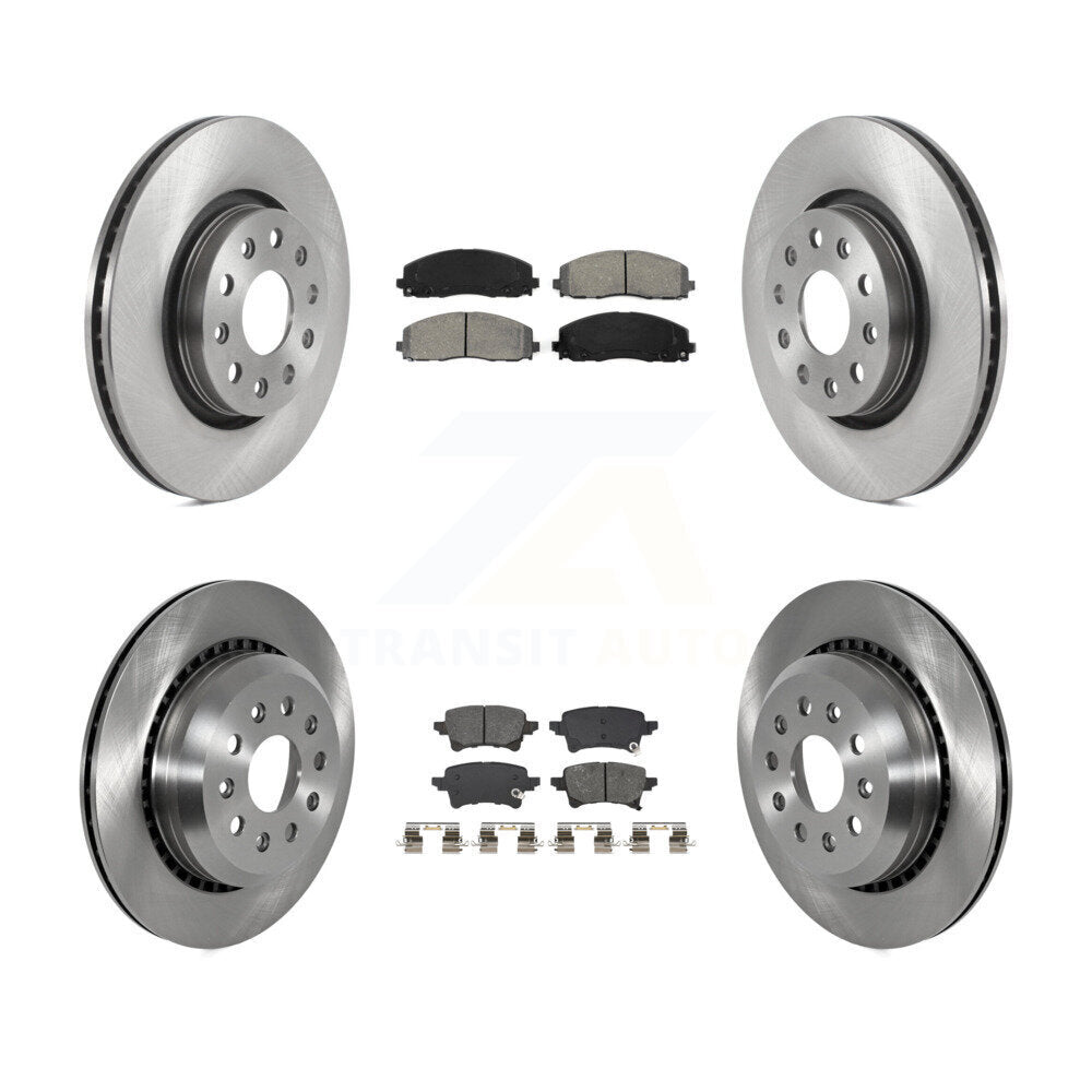 Transit Auto K8S-104255 Disc Brake Kit for 2020-2023 Jeep Gladiator - Front and Rear product image