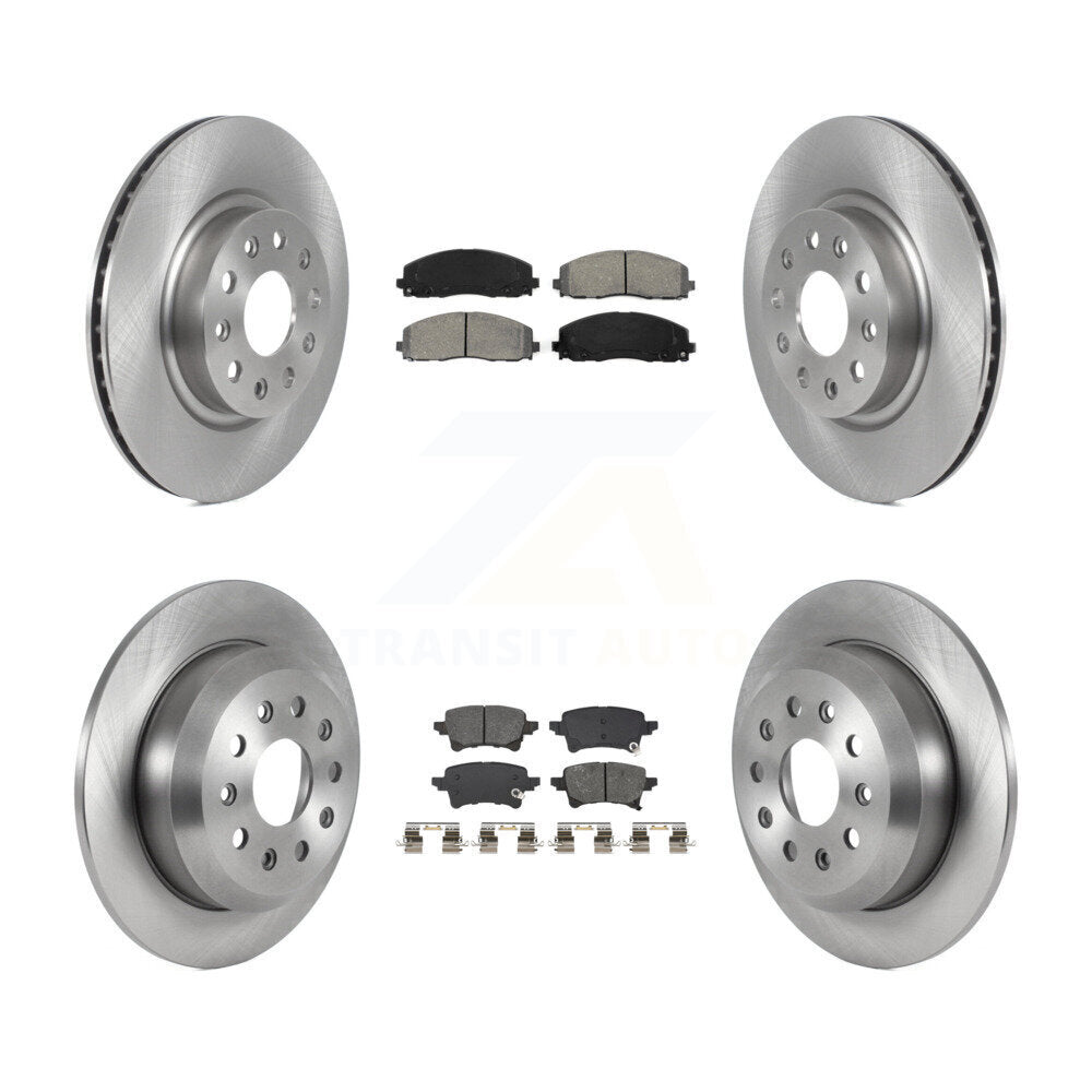 Transit Auto K8S-104256 Disc Brake Kit for 2021 Jeep Wrangler - Front and Rear product image