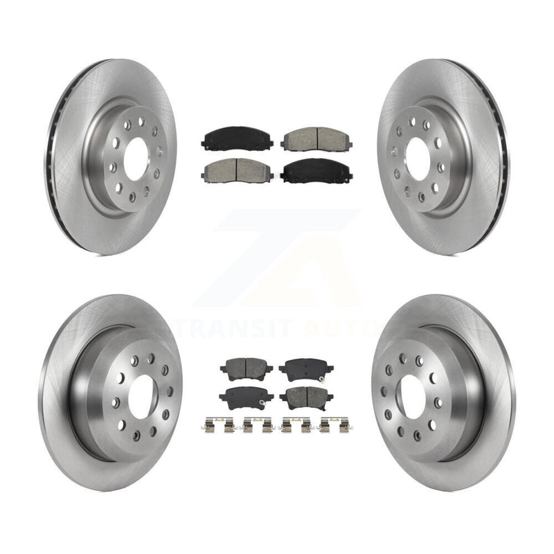 Transit Auto K8S-104256 Disc Brake Kit for 2021 Jeep Wrangler - Front and Rear product image