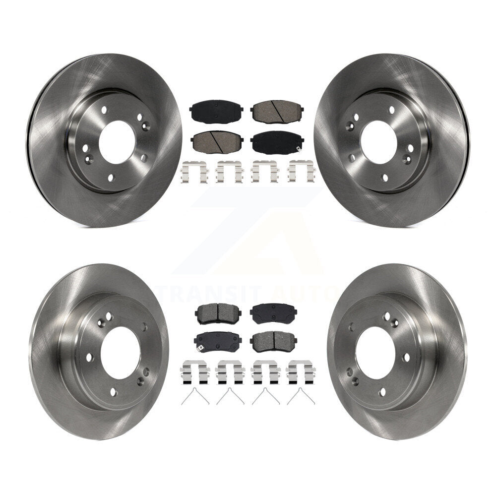 Transit Auto K8S-104258 Disc Brake Kit for 2018-2023 Hyundai Kona, Kia Seltos - Front and Rear product image