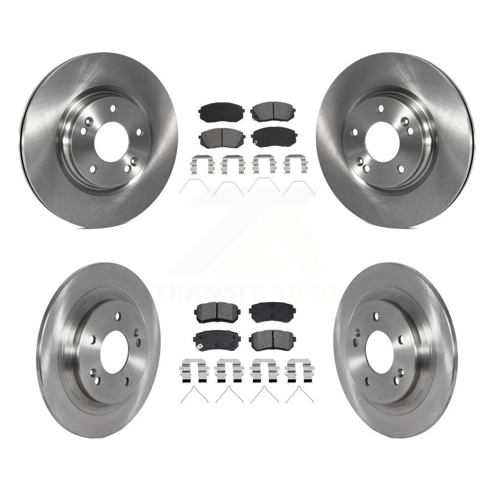 Transit Auto K8S-104260 Disc Brake Kit for 2018-2024 Hyundai Kona, Kia Seltos - Front and Rear product image