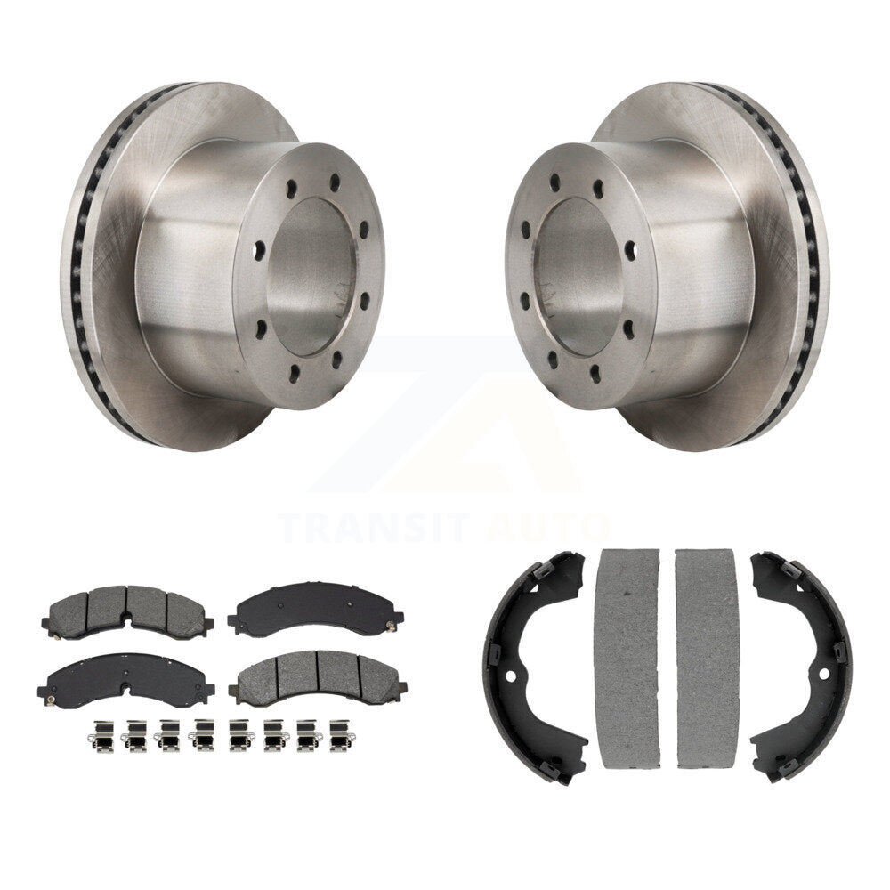Transit Auto K8S-104276 Disc Brake Kit for 2020-2024 Chevrolet Silverado 3500 HD, GMC Sierra 3500 HD - Rear product image