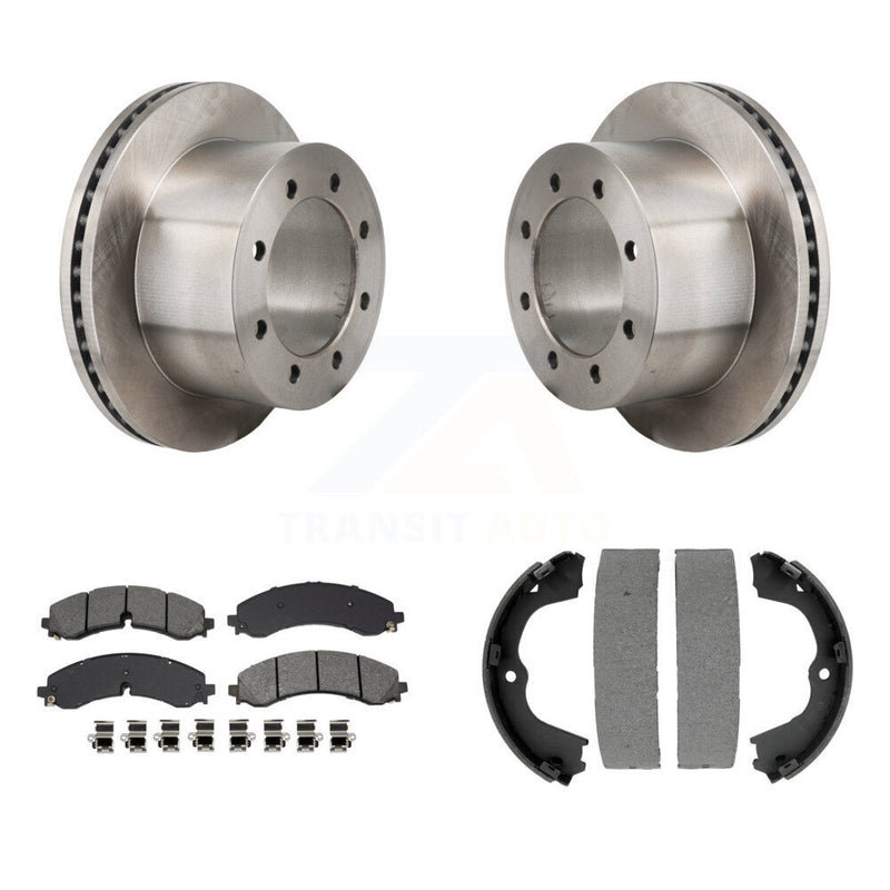 Transit Auto K8S-104276 Disc Brake Kit for 2020-2024 Chevrolet Silverado 3500 HD, GMC Sierra 3500 HD - Rear product image