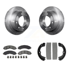 Transit Auto K8S-104277 Disc Brake Kit for 2020-2024 Chevrolet Silverado 2500 HD, Chevrolet Silverado 3500 HD, GMC Sierra 2500 HD & more - Rear product image