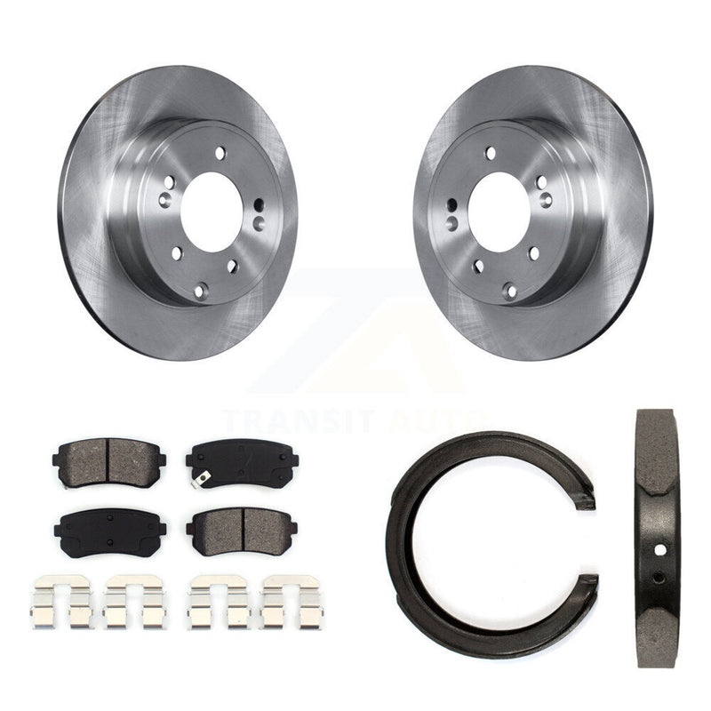 Transit Auto K8S-104289 Disc Brake Kit for 2014-2017 Hyundai Tucson, Hyundai Sonata, Kia Cadenza - Rear product image
